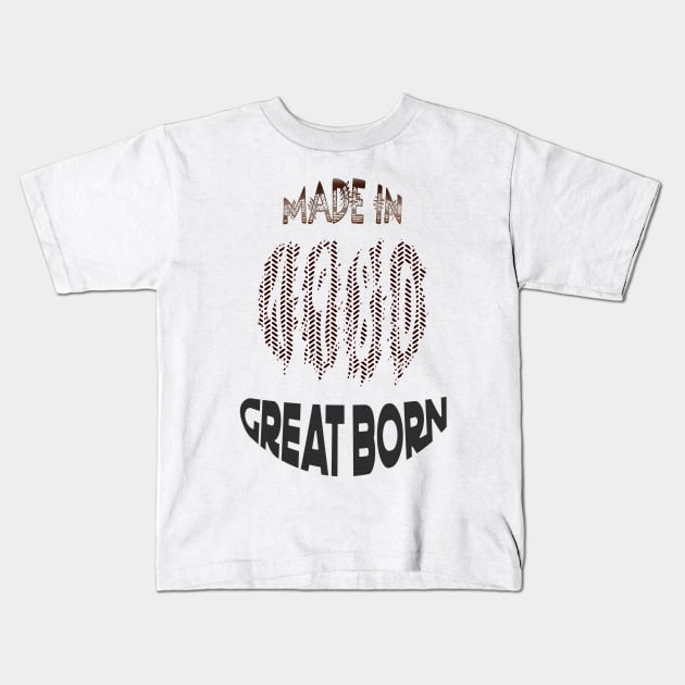 Made in 1980 Great Born Kids T-Shirt by titogfx